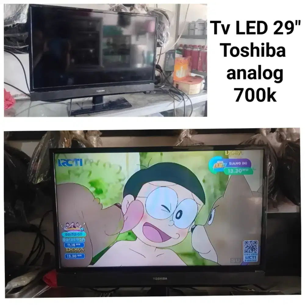 televisi LED 29 inch toshiba analog bekas