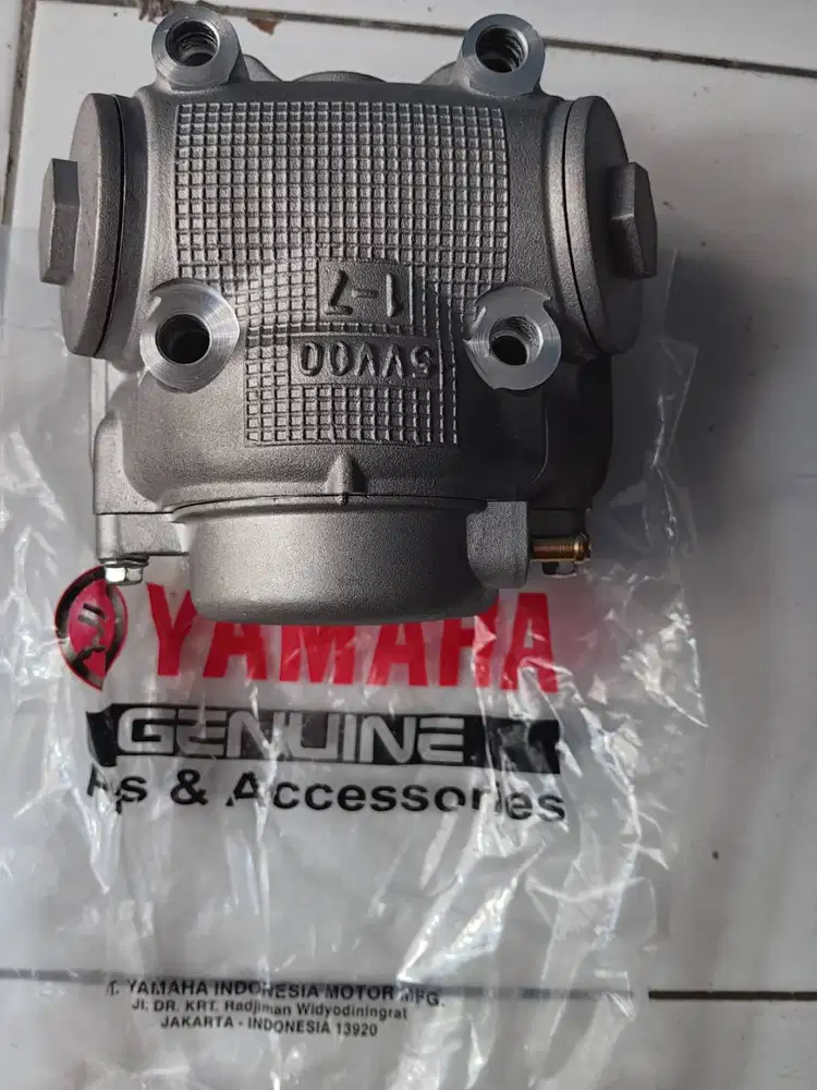 JUAL BLOK HEAD CYLINDER ASSY 5TL MIO SPORTY/SMILE (KONDISI BARU)