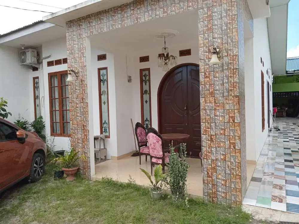 Rumah ada vila pemandangan indah dibelakang