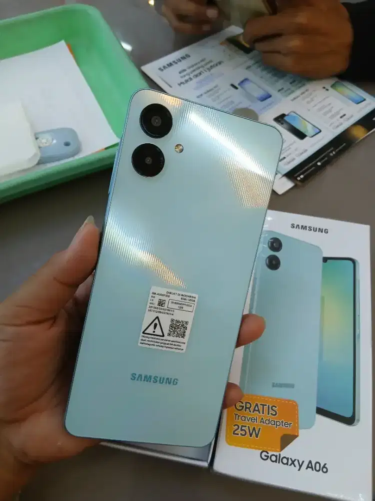 SAMSUNG A06 6/128 GARANSI RESMI 1 TAHUN