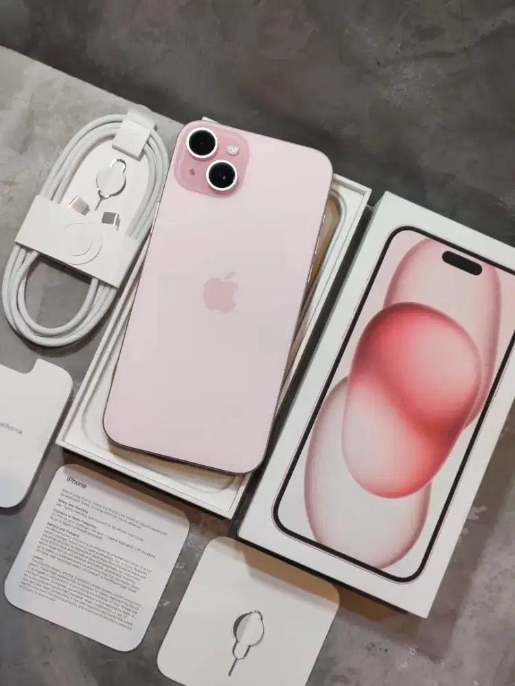 iPhone 15 Plus 128GB Pink iBox Resmi Indonesia Garansi On