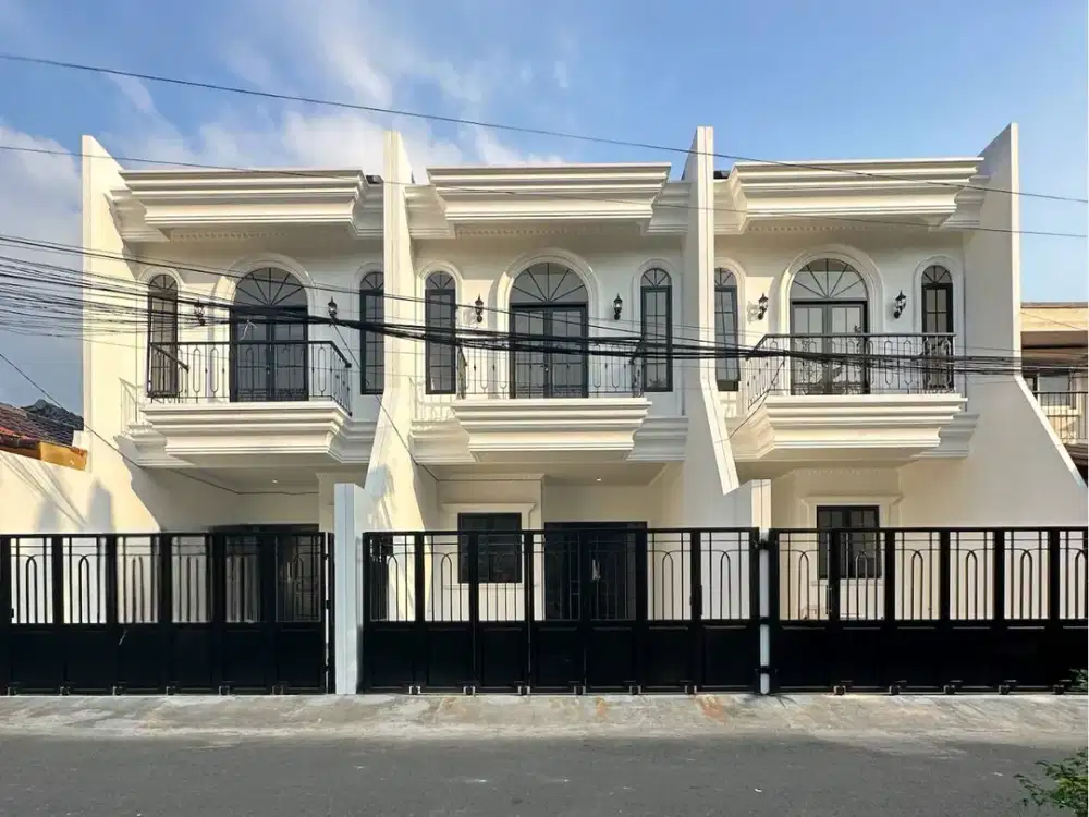 [Akses 2 Mobil] Dijual Rumah Baru American Classic Modern Di Cipinang Dekat Stasiun Kereta Cepat