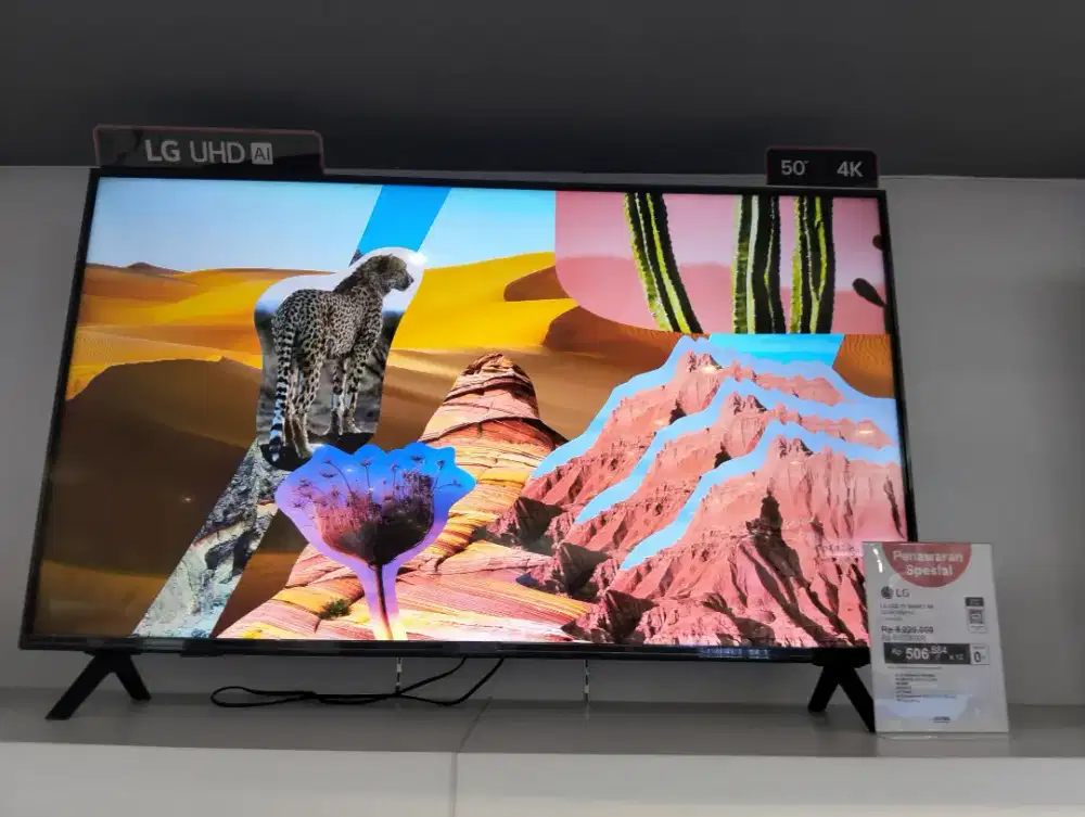 LG LED TV SMART 4K 50INC CICILAN HANYA DIINDODANA