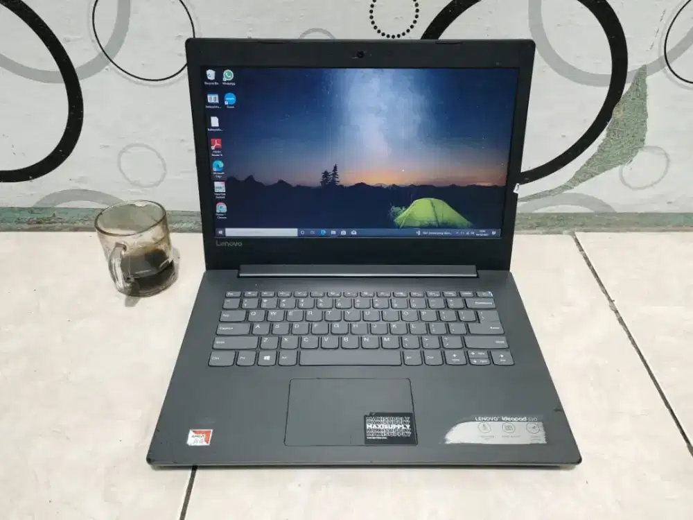 Laptop Lenovo Ideapad 320 •AMD A4 Radeon •HDD 500GB •4GB •SIAP PAKAI