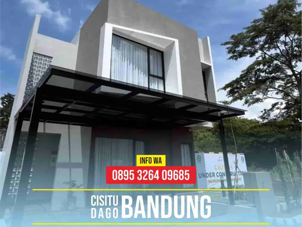Rumah DiJual Di Dago Bandung Jual PeRumahan Murah Premium 2 Lantai Plus [ROOPTOP] Di Cisitu Dago Pusat Kota