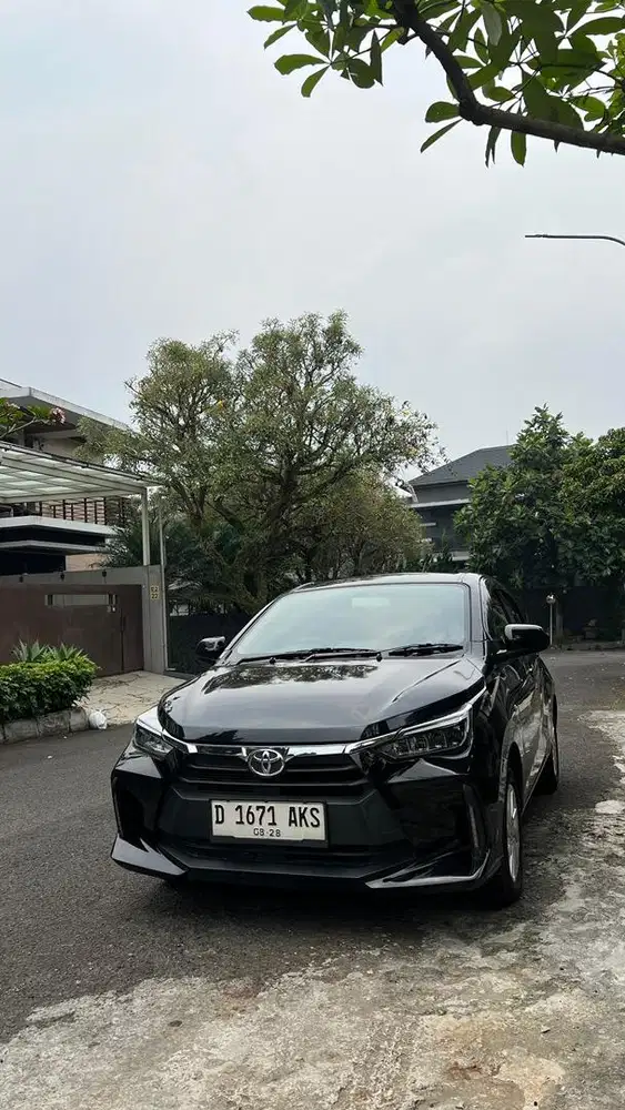Toyota agya G at 2023 km 23rb Hitam