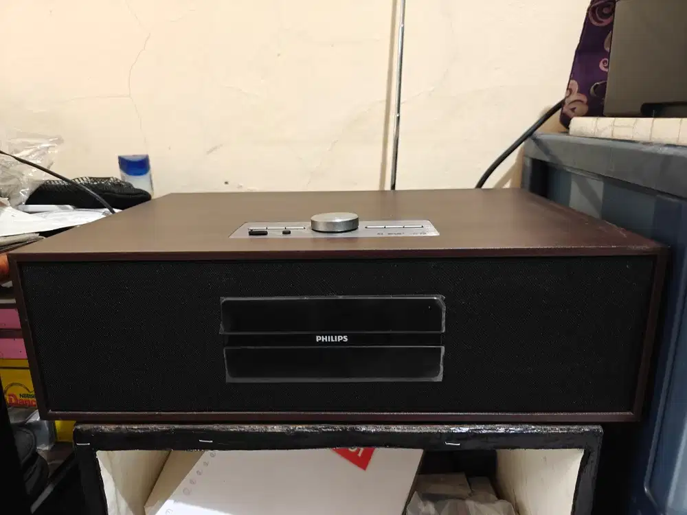 Philips BTB4800 Retro Micro Music System Speaker 30 RMS siap pakai