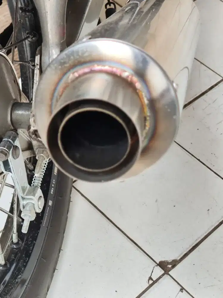 Kim Exhaust for Supra X 125 Batman