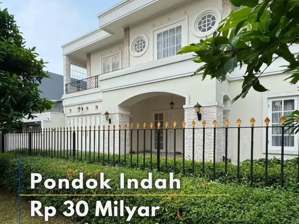 Rumah cantik harga 30 milyar di pondok indah