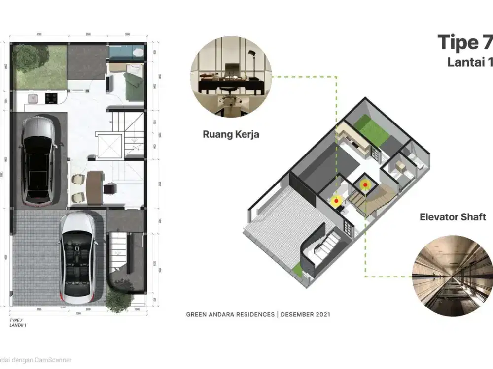 Rumah dalam townhose, dekat pondok indah & MRT Lebak bulus