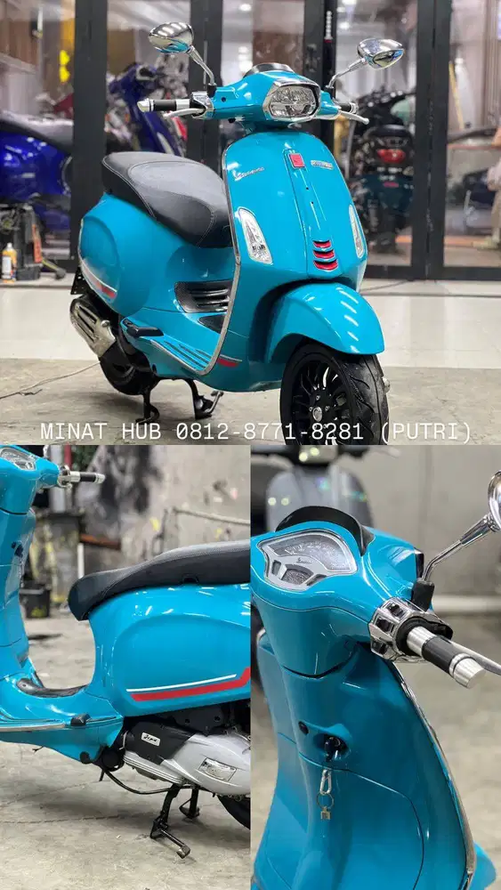 PIAGGIO VESPA SPRINT S 2022 BLUE AUDACE