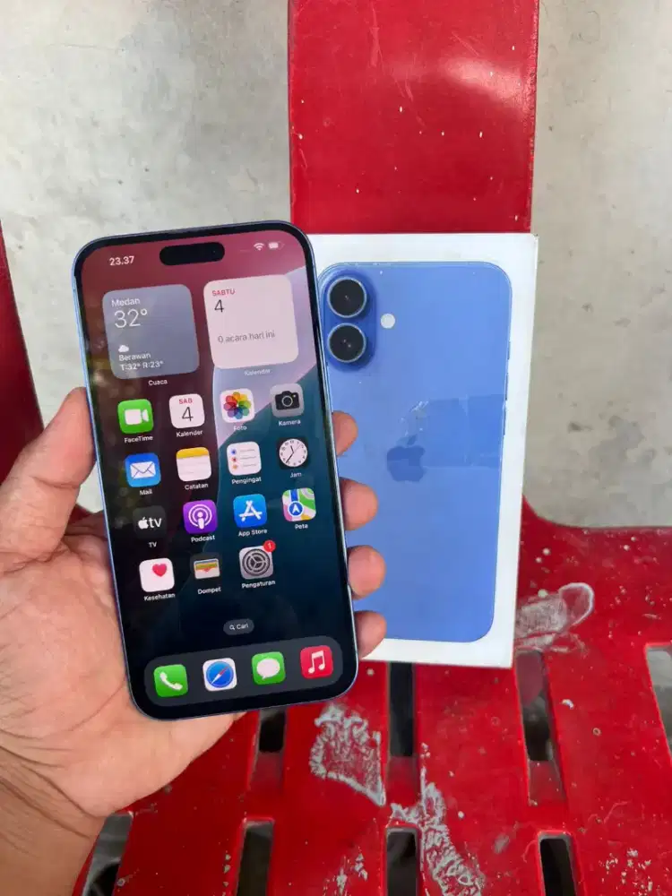 Iphone 16 plus 256 ibox lengkap