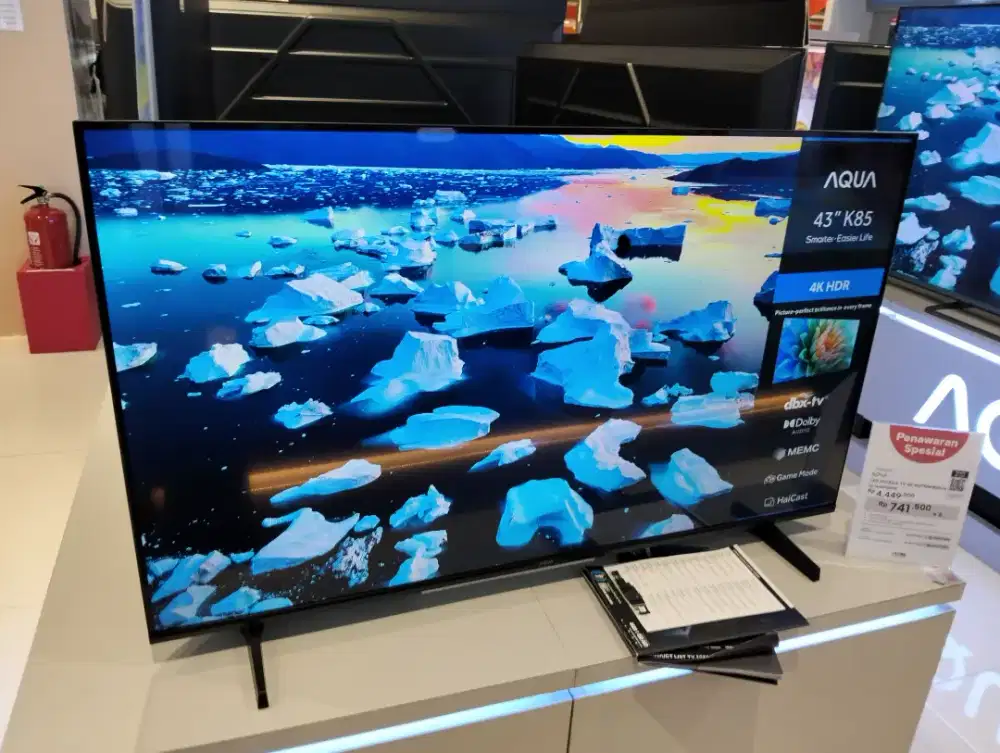 AQUA LED GOOGLE TV 4K 43INC
BISA CICILAN DIINDODANA