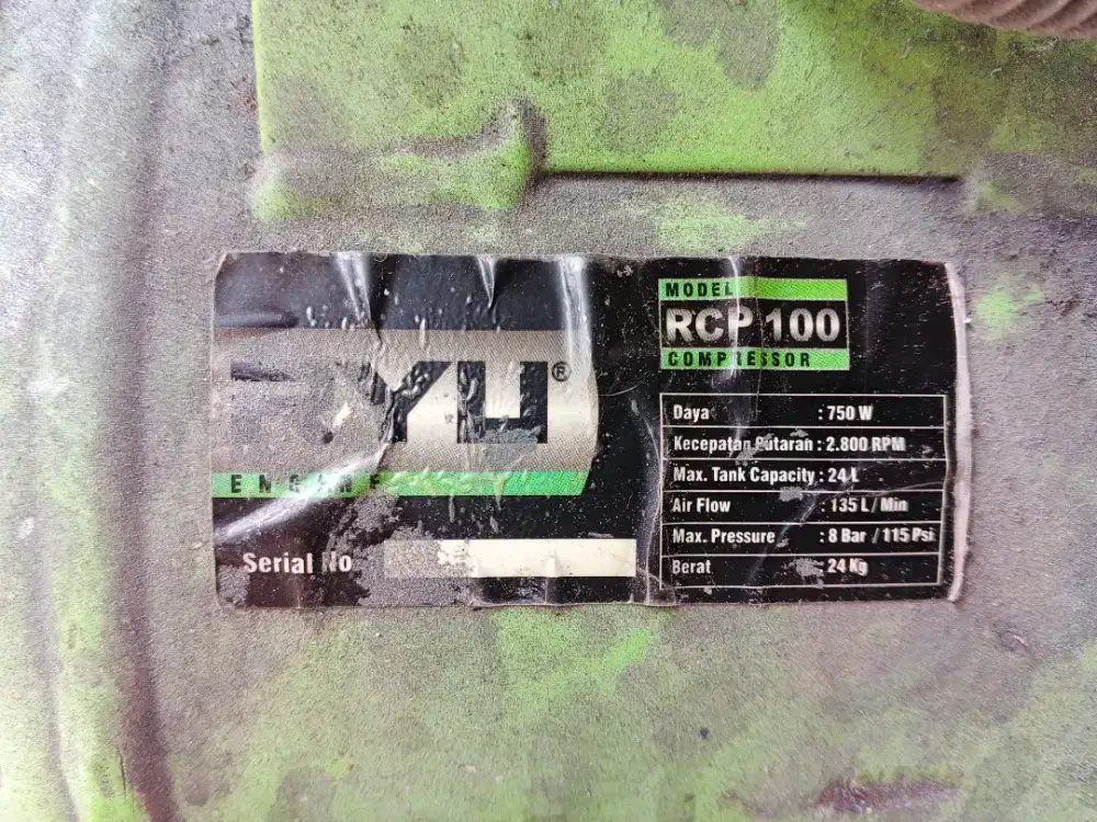 Kompresor RYU 24L. 750wat Tambun Sel