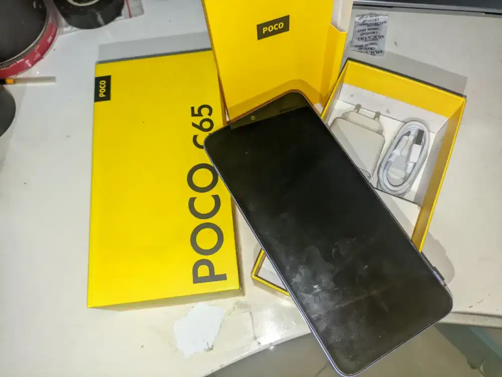 jual hp poco c65 sec like new