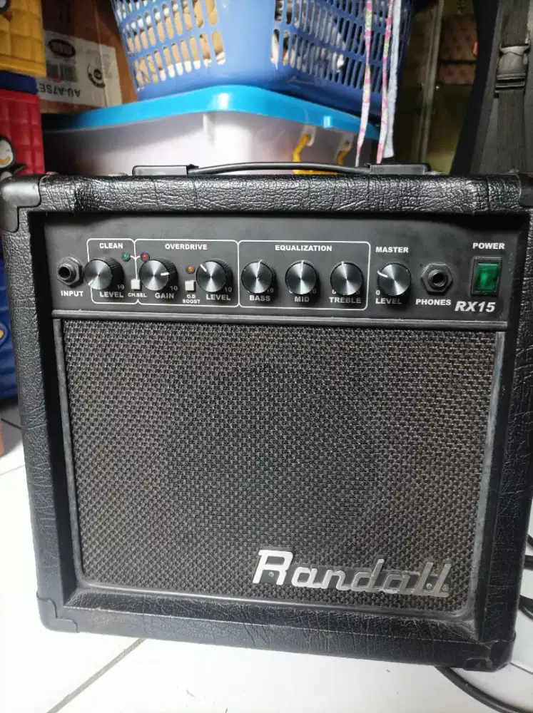 Sound Ampli Randall RX15 22Watt fisik mulus, Overdrive Gain