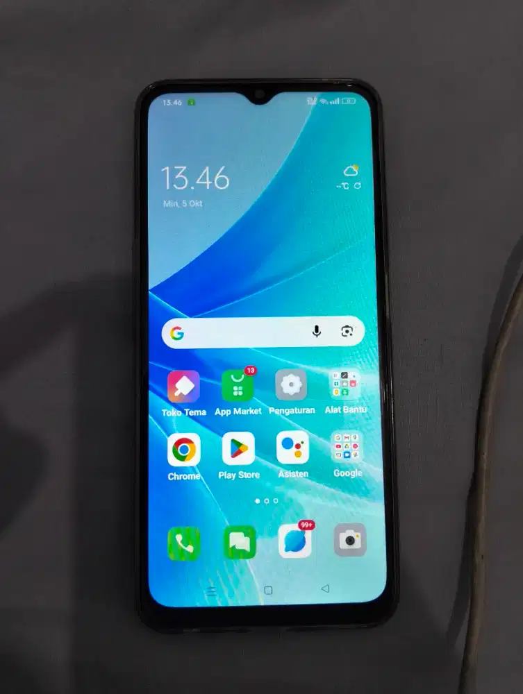 Oppo a77s bekas lengkap