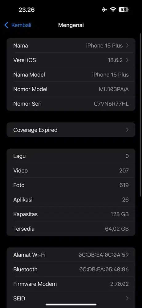 Iphone 15 Plus 128GB Ibox