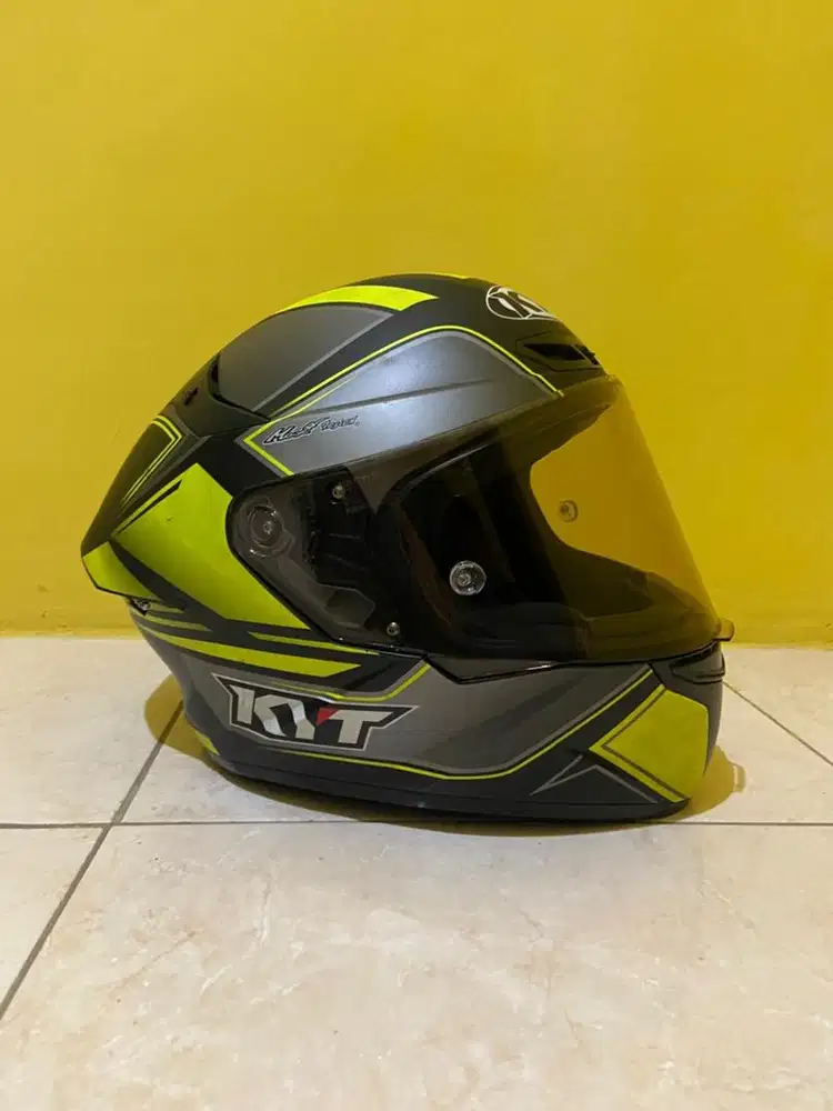 Helm kyt tt course tourist matt yellow fluo / ttc