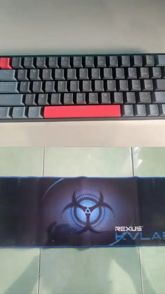 Sepaket Keyboard GAMEN Dan Mousepad Rexus