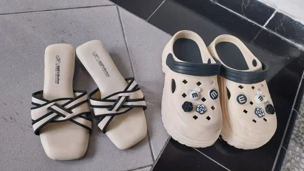 Dijual sandal kodok + teplek
