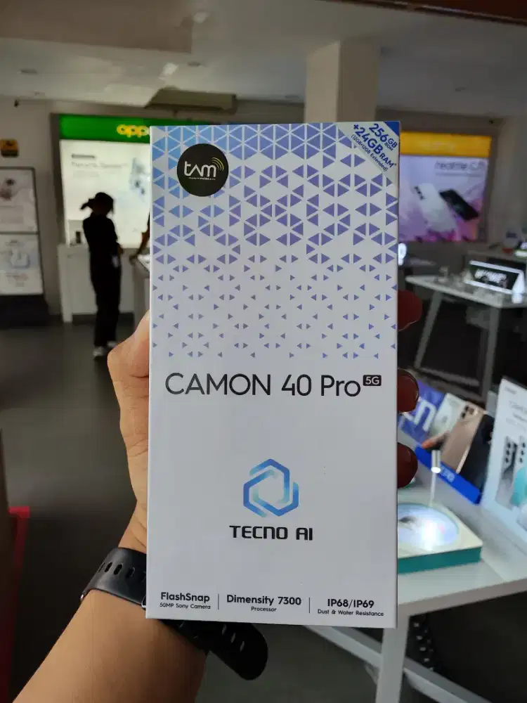 (510) TECNO CAMON 40 PRO 5G RAM 12/256GB READY BISA CICILAN