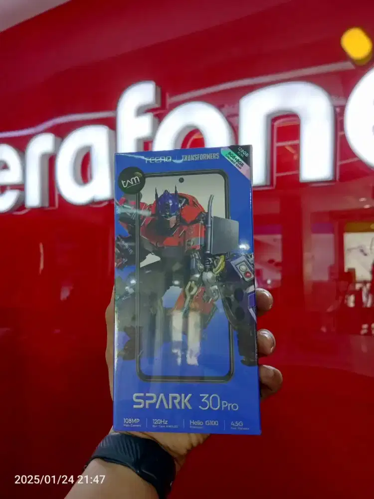 (510) TECNO SPARK 30 PRO 8/128GB READY OBSIDIAN EDGE