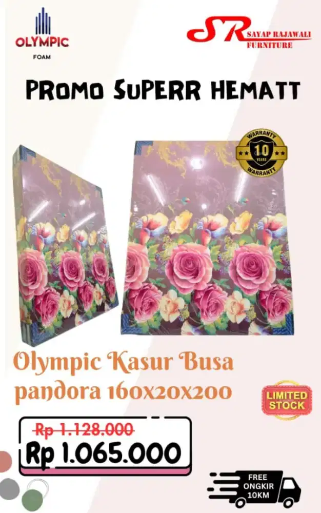 Promo Kasur Busa Olympic Ukuran 160 Murah Area Jogja (dwi)