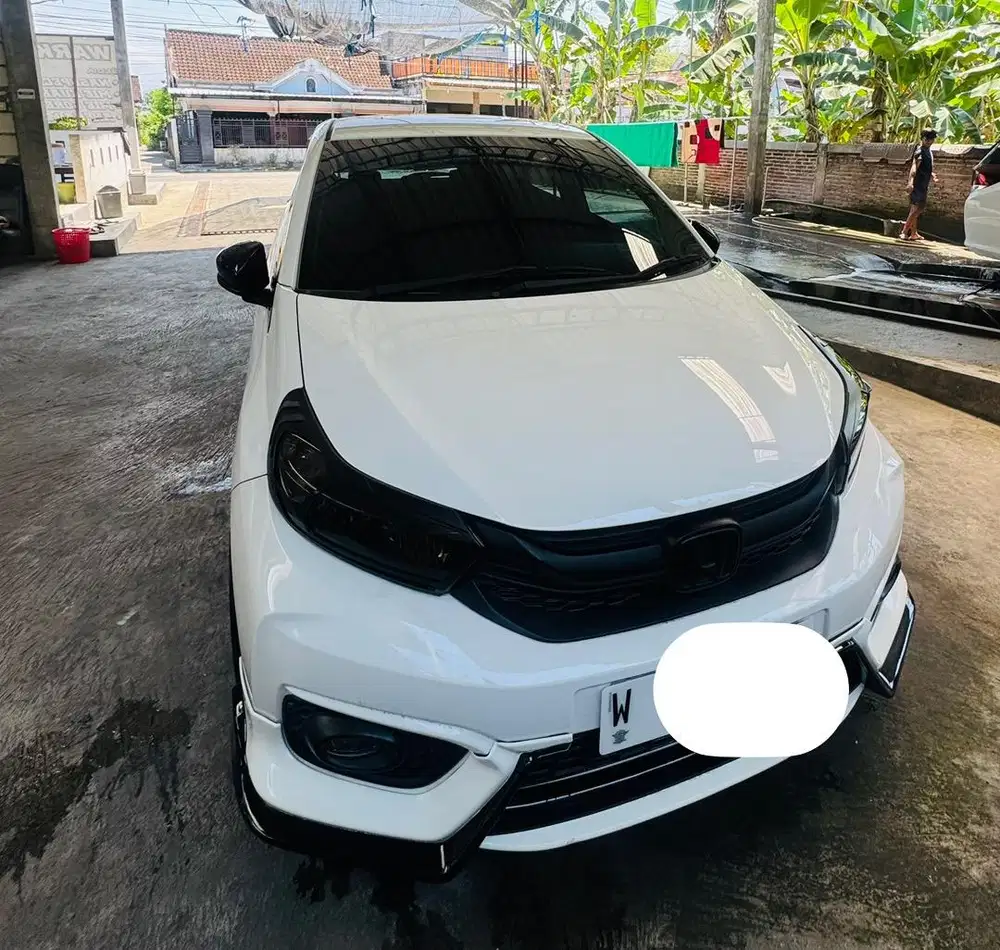 BRIO E MT 2021 PUTIH PLAT W, FITUR RS & KM 100K MANTAP! Modif ringan