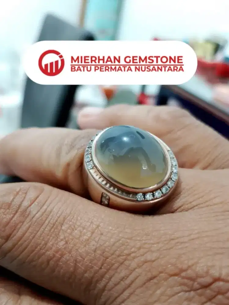 Batu Cincin Natural Chalcedony