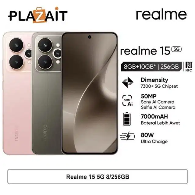 REALME 15 5G RAM.AMOLED 144Hz. BATERAI 7000mah.80watt