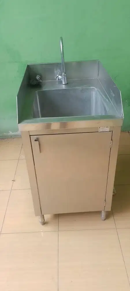 sink full stainless 1 bak bekas hotel