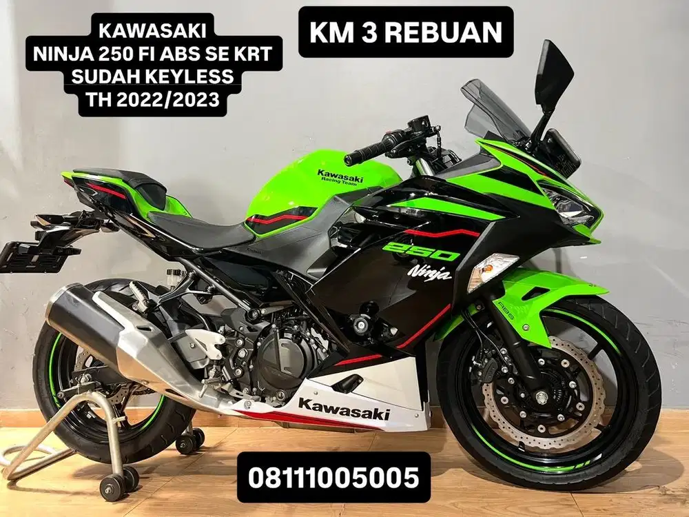 KM 3 REBU PERAK KAYA BARU ‼️ KAWASAKI NINJA 250 FI ABS SE KRT KEYLESS