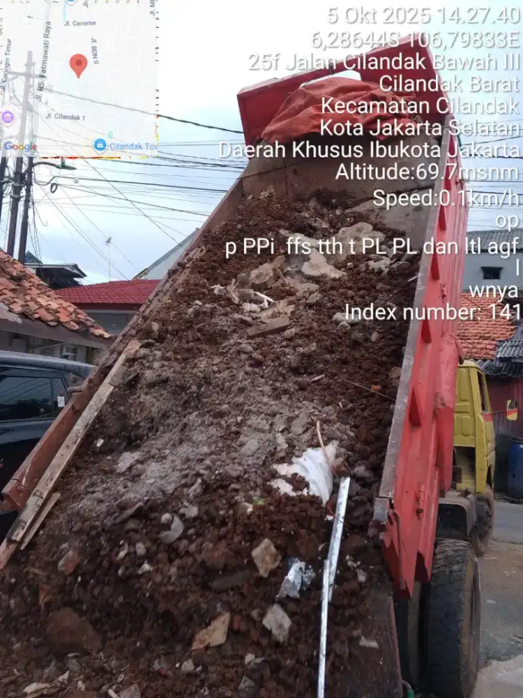 Jasa angkut puing dan buang sampah