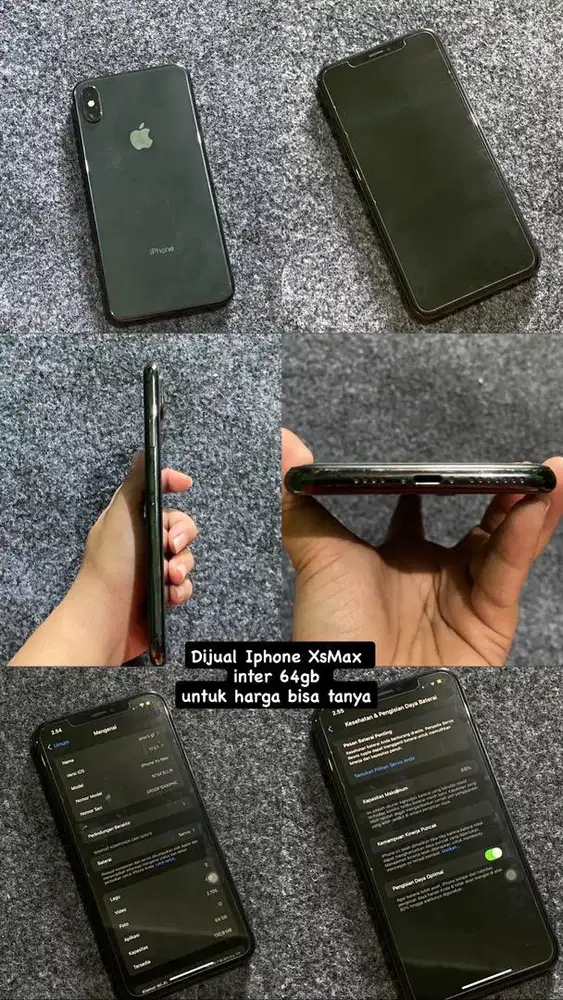 Di jual Iphone XS MAX Inter 64 gb