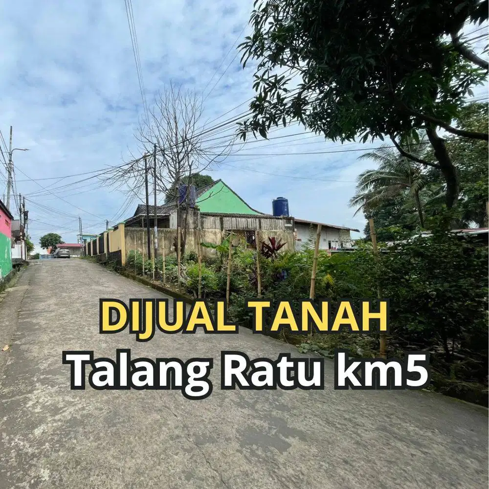 Tanah Strategis KM5 JL Talang Ratu Palembang