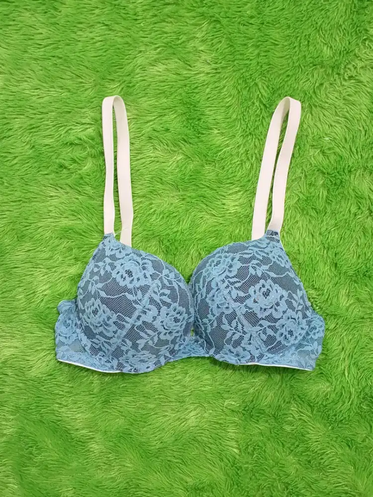 Take all Bra Floral Push Up Bombshell Red , blue, dusty pink size 34 B