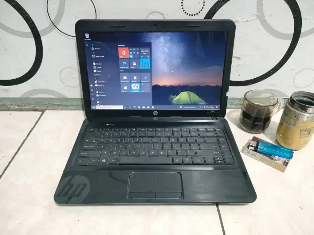 Laptop HP 1000 •AMD E1 -HDD 320GB -2GB -SIAP PAKAI -GRESS-MULUS