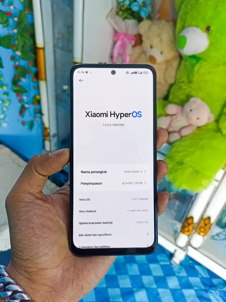 Xiaomi Redmi Note 11 (4+4/128) Fullset Original