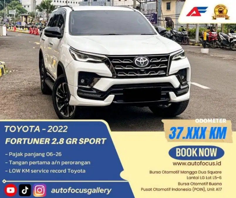 LOW KM | Toyota Fortuner 2.8 VRZ GR Sport Diesel AT 2022