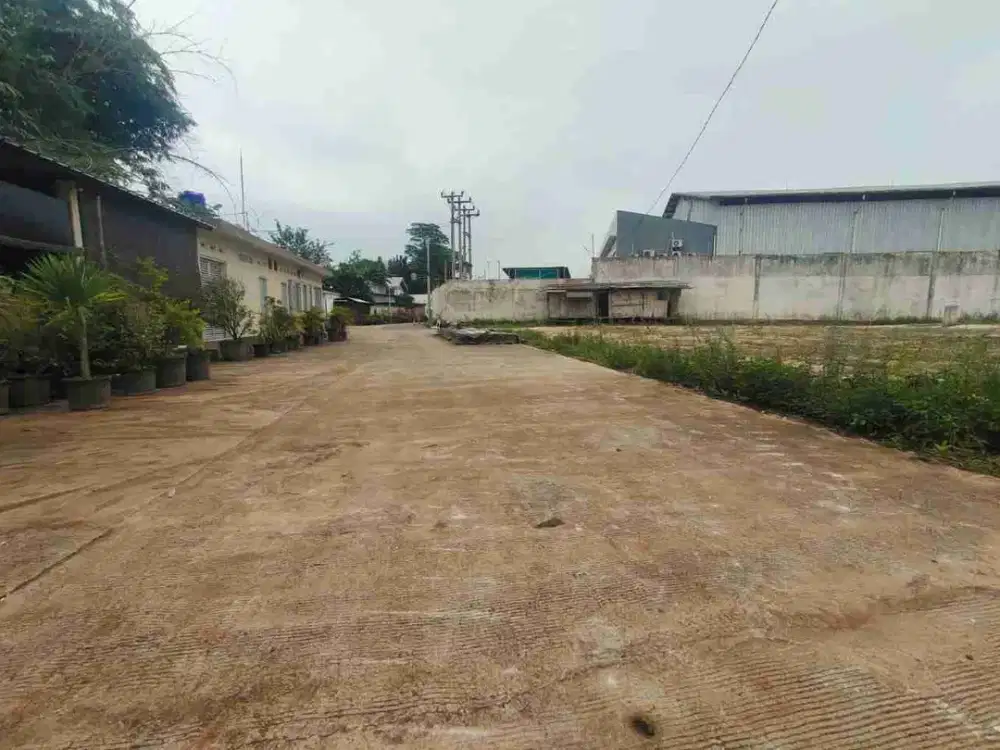 Tanah di kawasan pergudangan industri cikiwul bantargebang bekasi