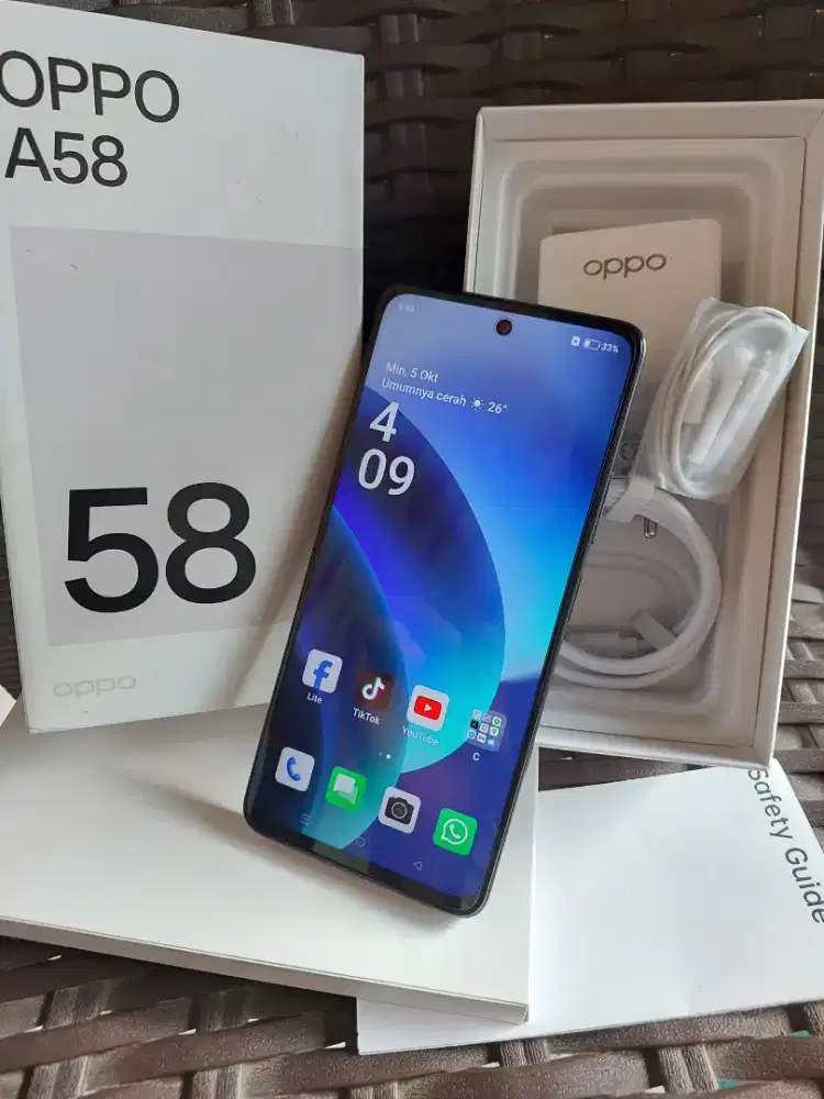 OPPO A58 12/128GB FULLSET LENGKAP