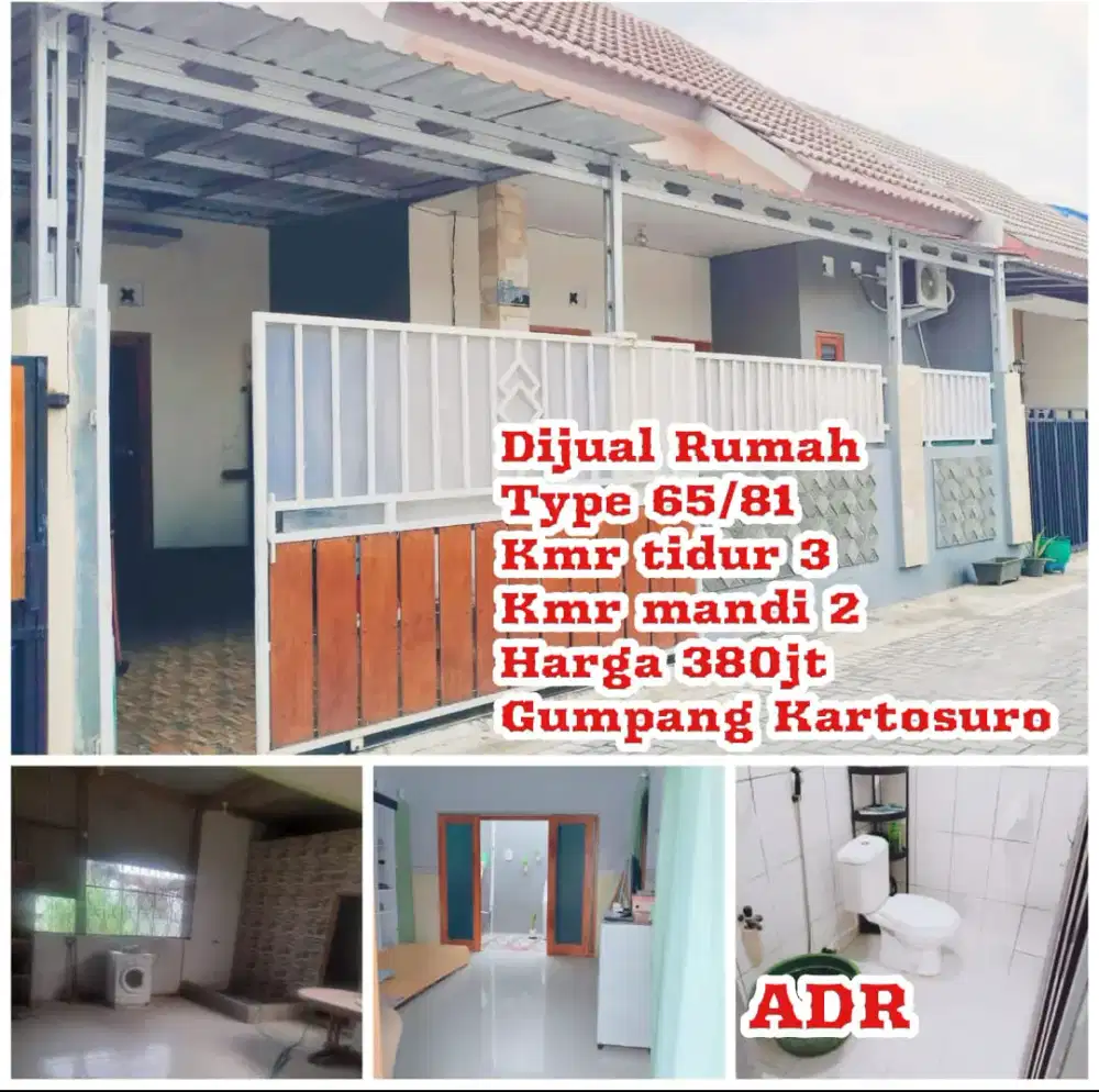 Dijual Rumah Gumpang Kartosuro