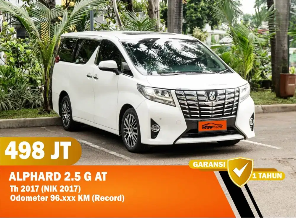 DP 35 JT - TOYOTA ALPHARD 2.5 G AT 2017 MATIC