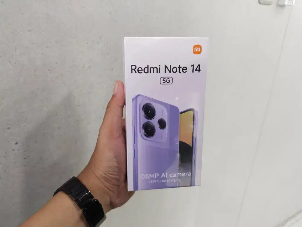 REDMI NOTE 14 5G 12/512Gb PROMO 256Gb, BARANG BARU GARANSI RESMI 15BLN