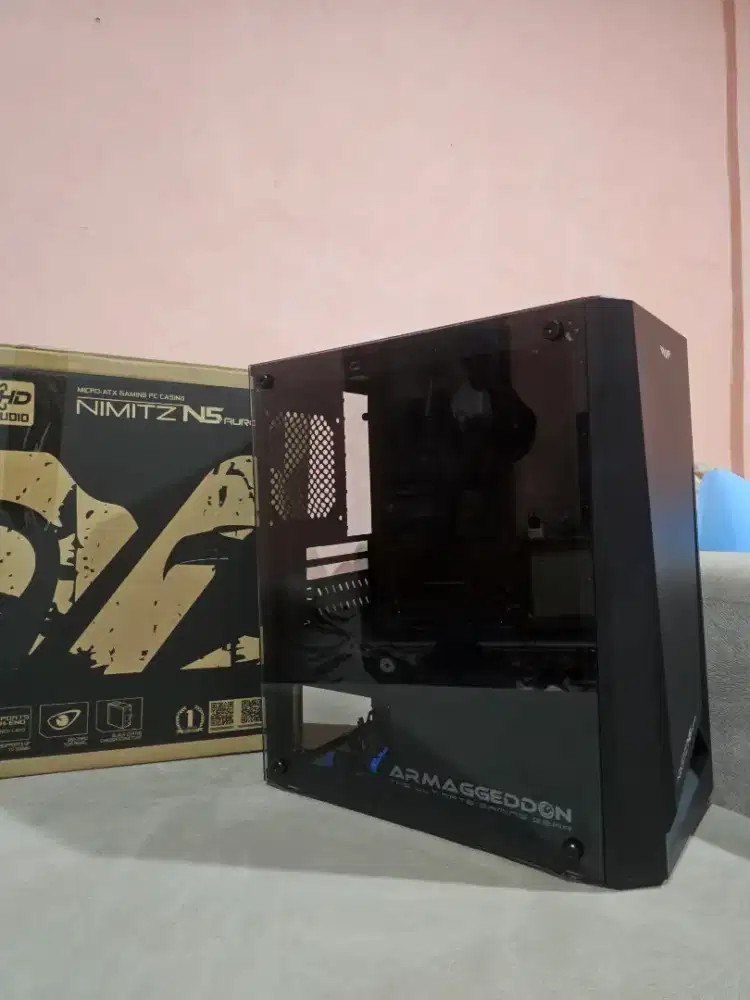 CASING PC GAMING LIKE NEW ARMAGGEDDON ARMAGEDON NIMITZ N5 AURORA