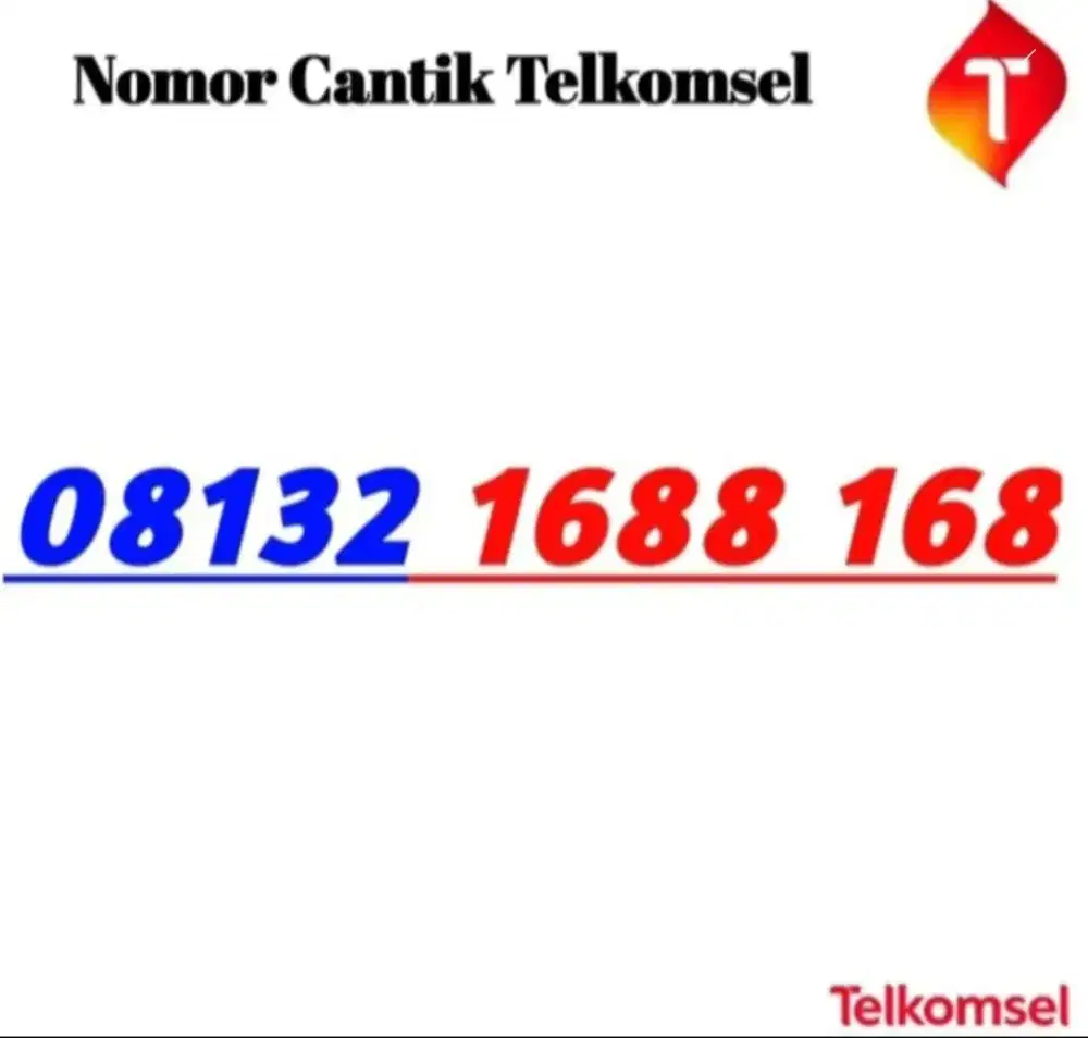 NOMOR CANTIK TELKOMSEL PRABAYAR DOUBLE HOKI 168
