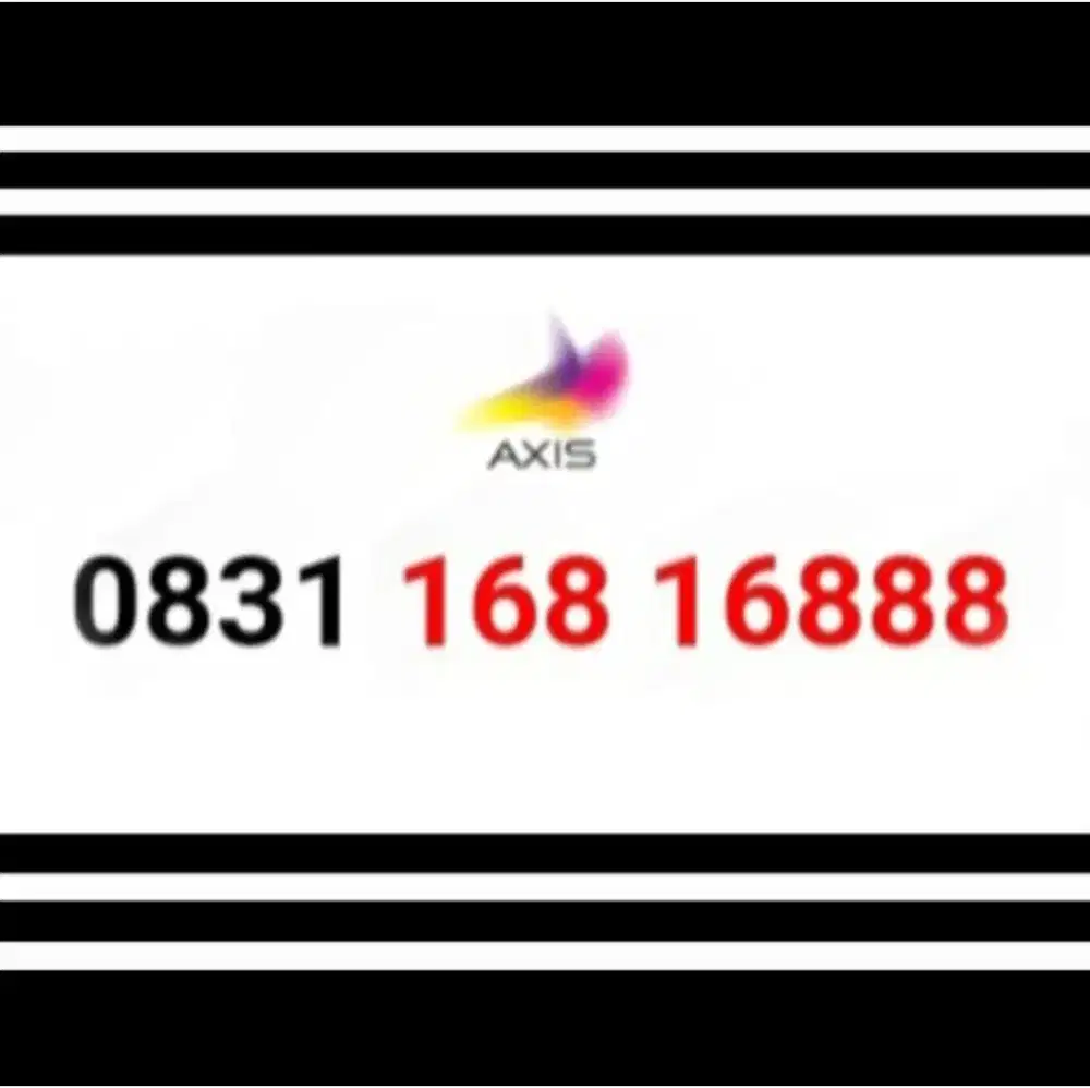 NOMOR CANTIK AXIS PRABAYAR SUPER DOUBLE HOKI 168