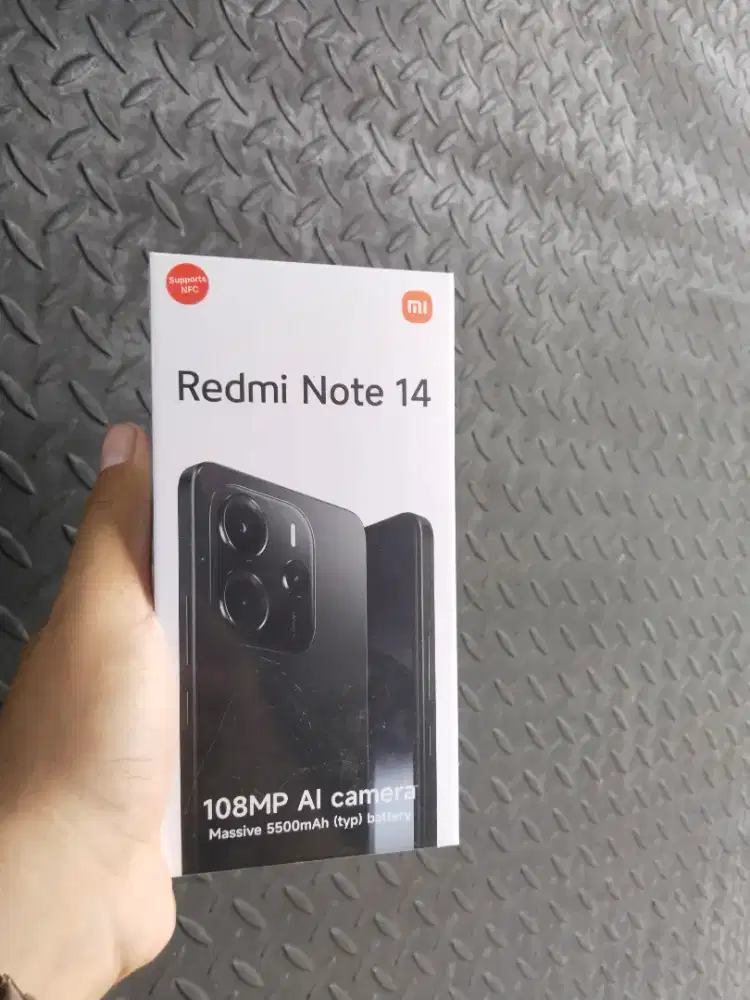 REDMI NOTE 14 8/256Gb PROMO 128Gb, BARANG BARU GARANSI RESMI 15 BULAN