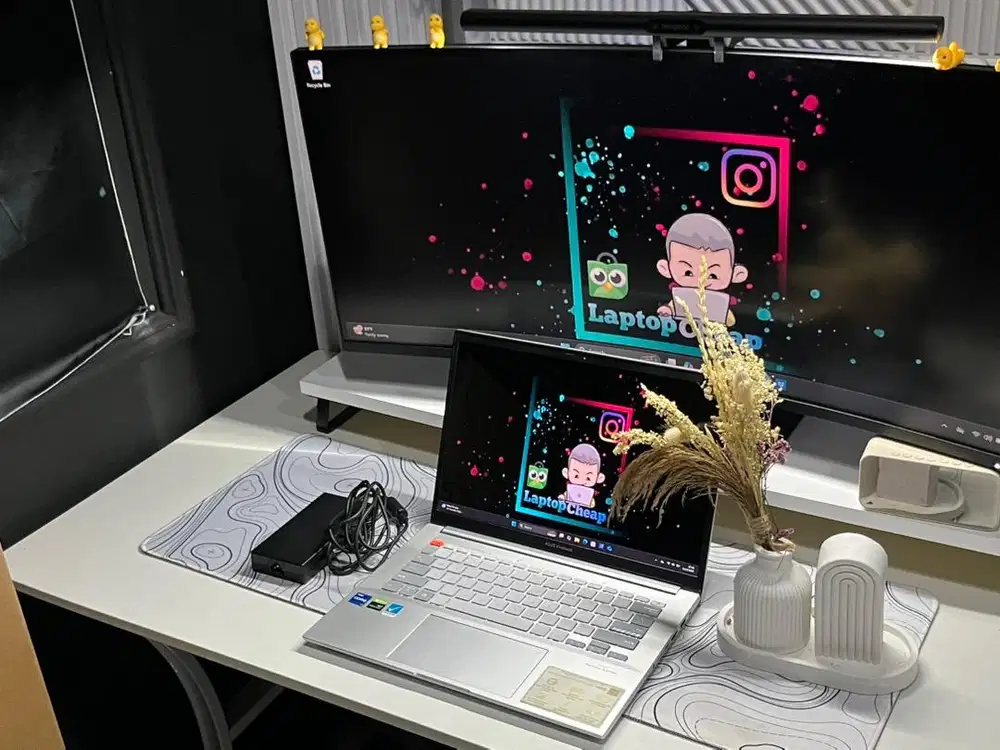 Asus Vivobook PRO 14X OLED i7 11370H RTX 3050 Layar 2.8K x Zenbook Rog